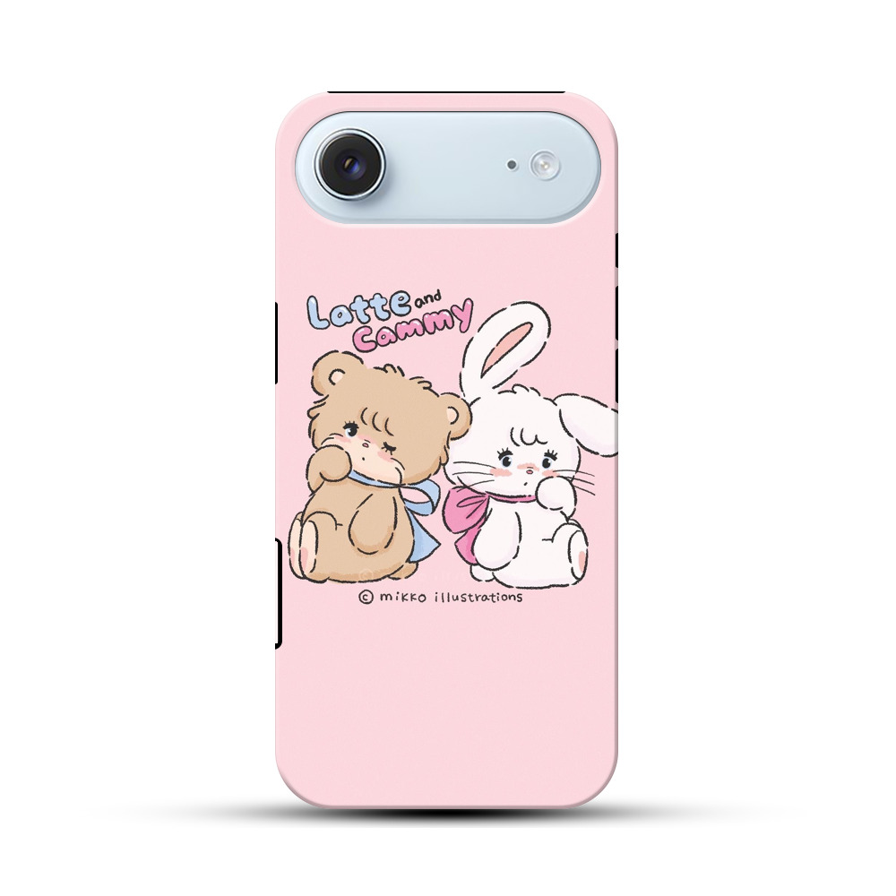 ラテとキャミ iPhone Airオリジナル耐衝撃ケース