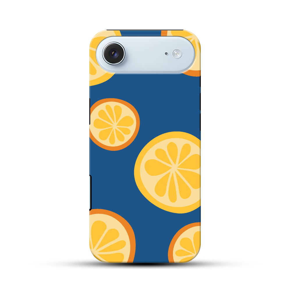 レモンのパターン iPhone Airオリジナル耐衝撃ケース