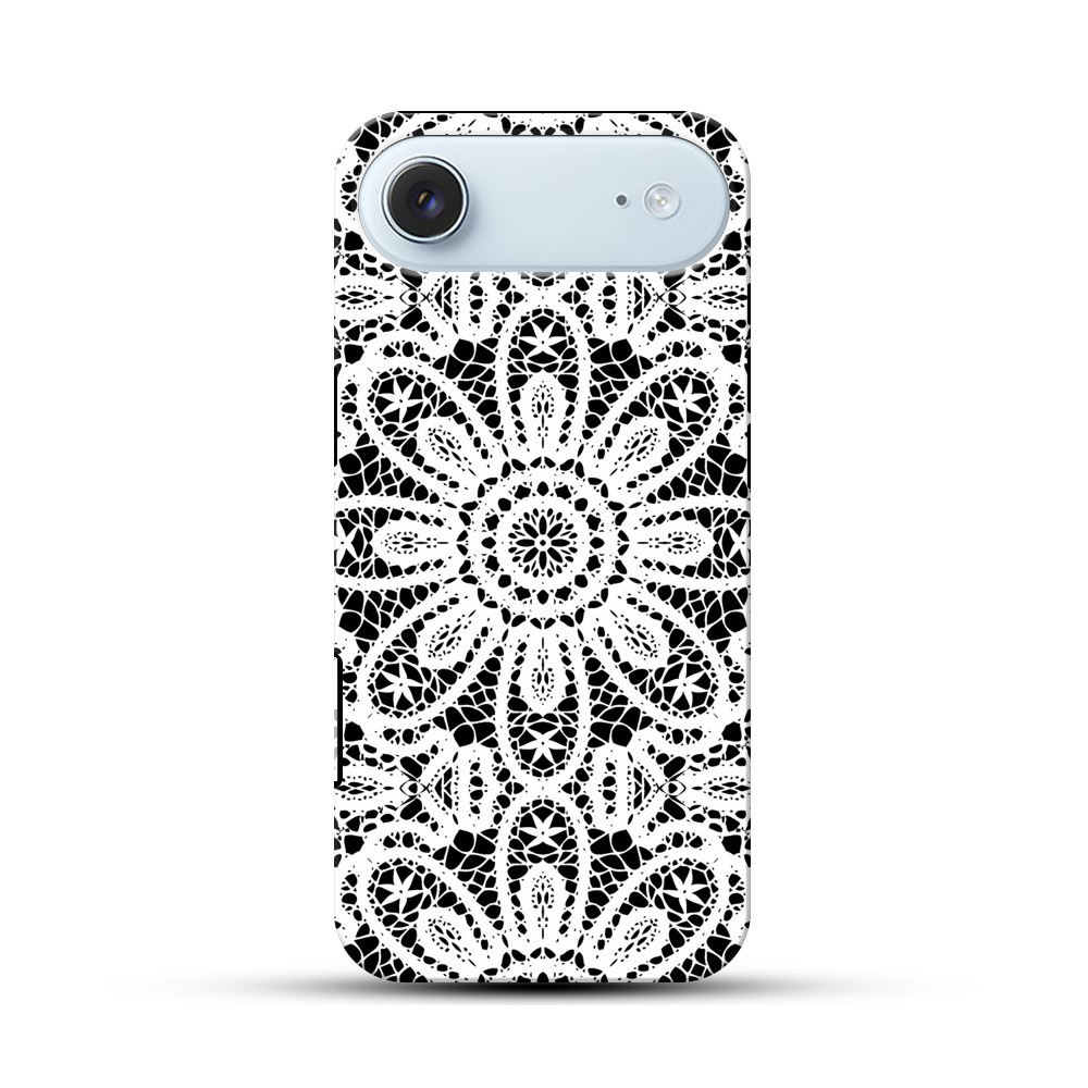 レース模様のパターン iPhone Airオリジナル耐衝撃ケース