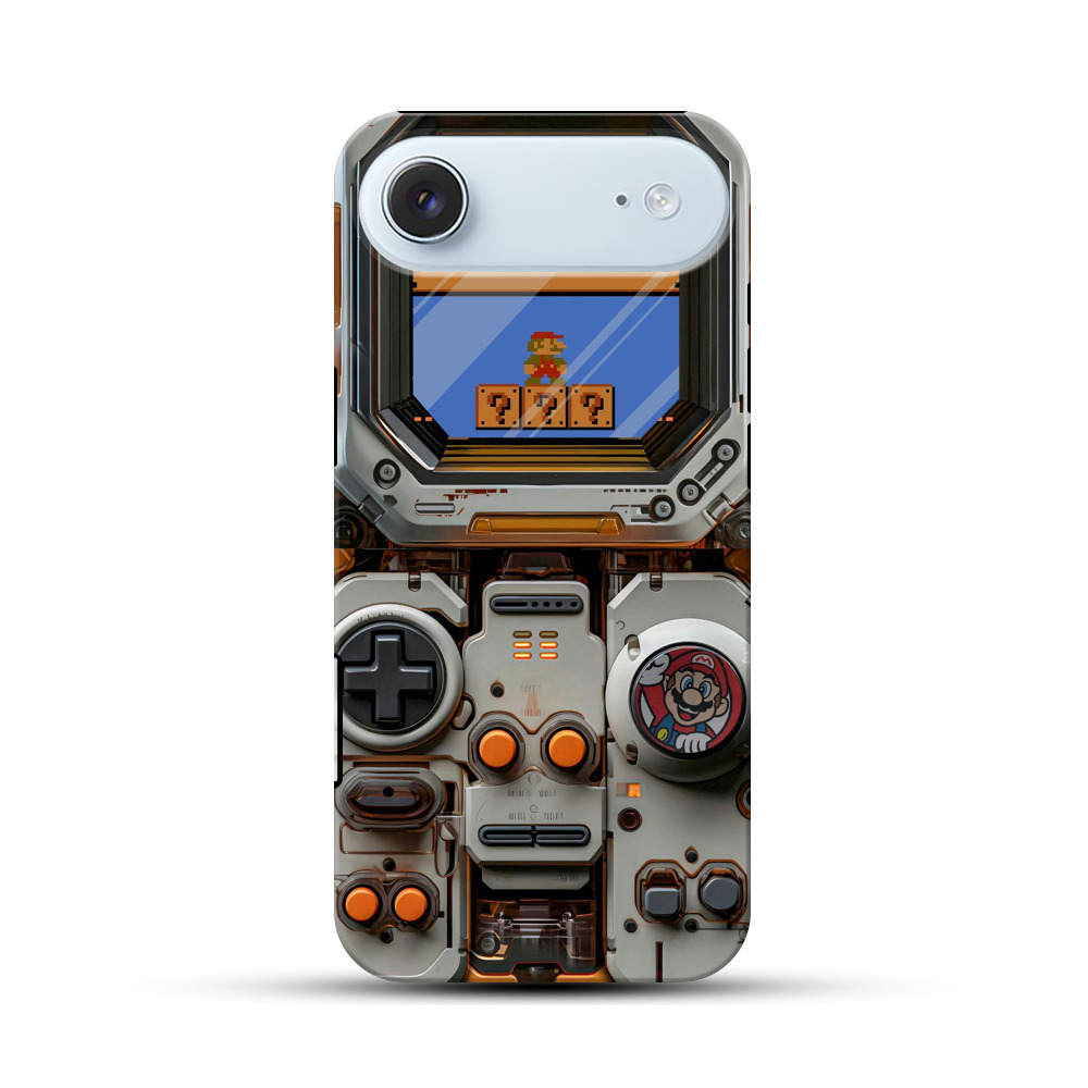 レトロゲームマリオ iPhone Airオリジナル耐衝撃ケース