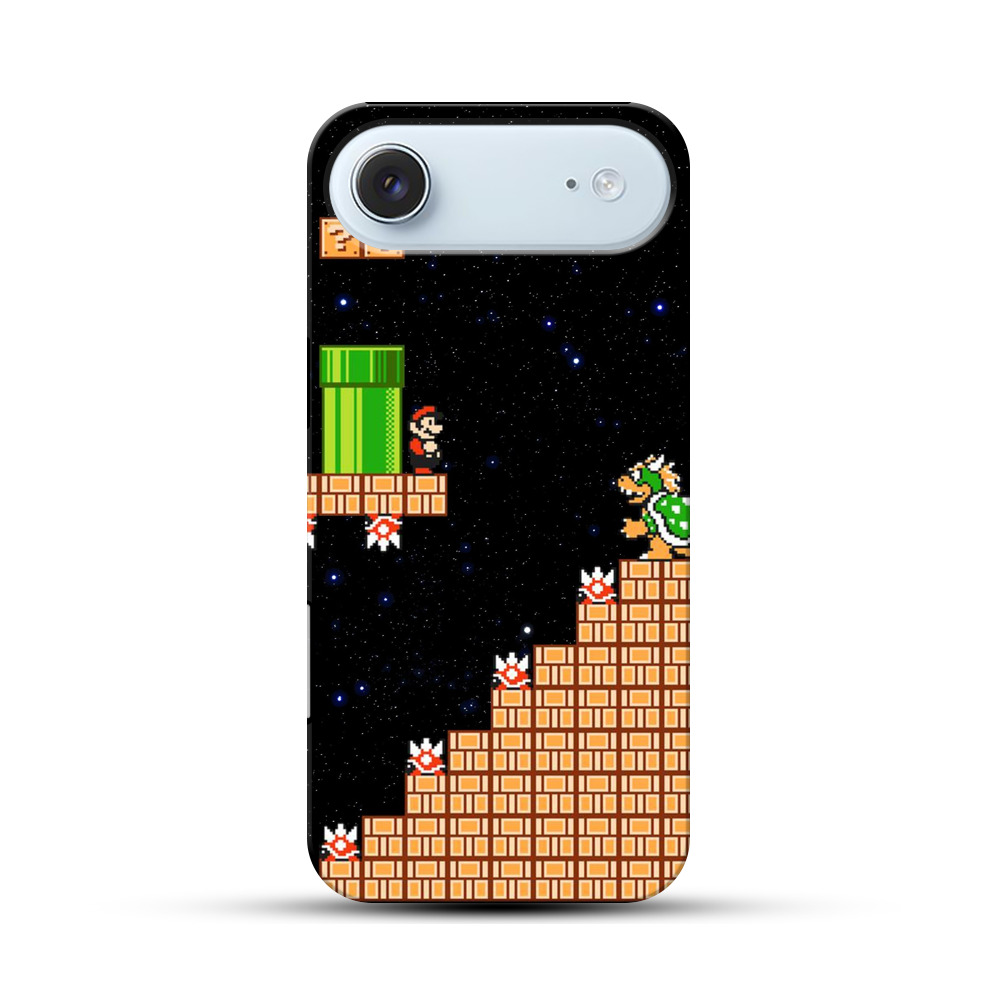 マリオvsクッパの対決 iPhone Airオリジナル耐衝撃ケース