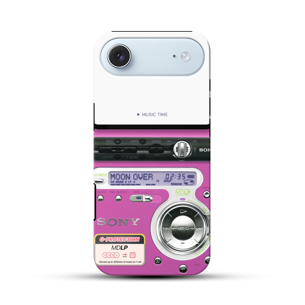 レトロMDプレーヤー iPhone Airオリジナル耐衝撃ケース