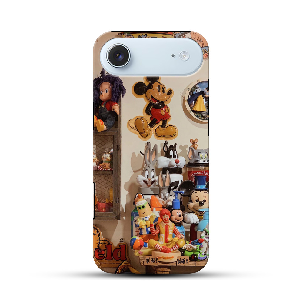 レトロポップキャラクター iPhone Airオリジナル耐衝撃ケース