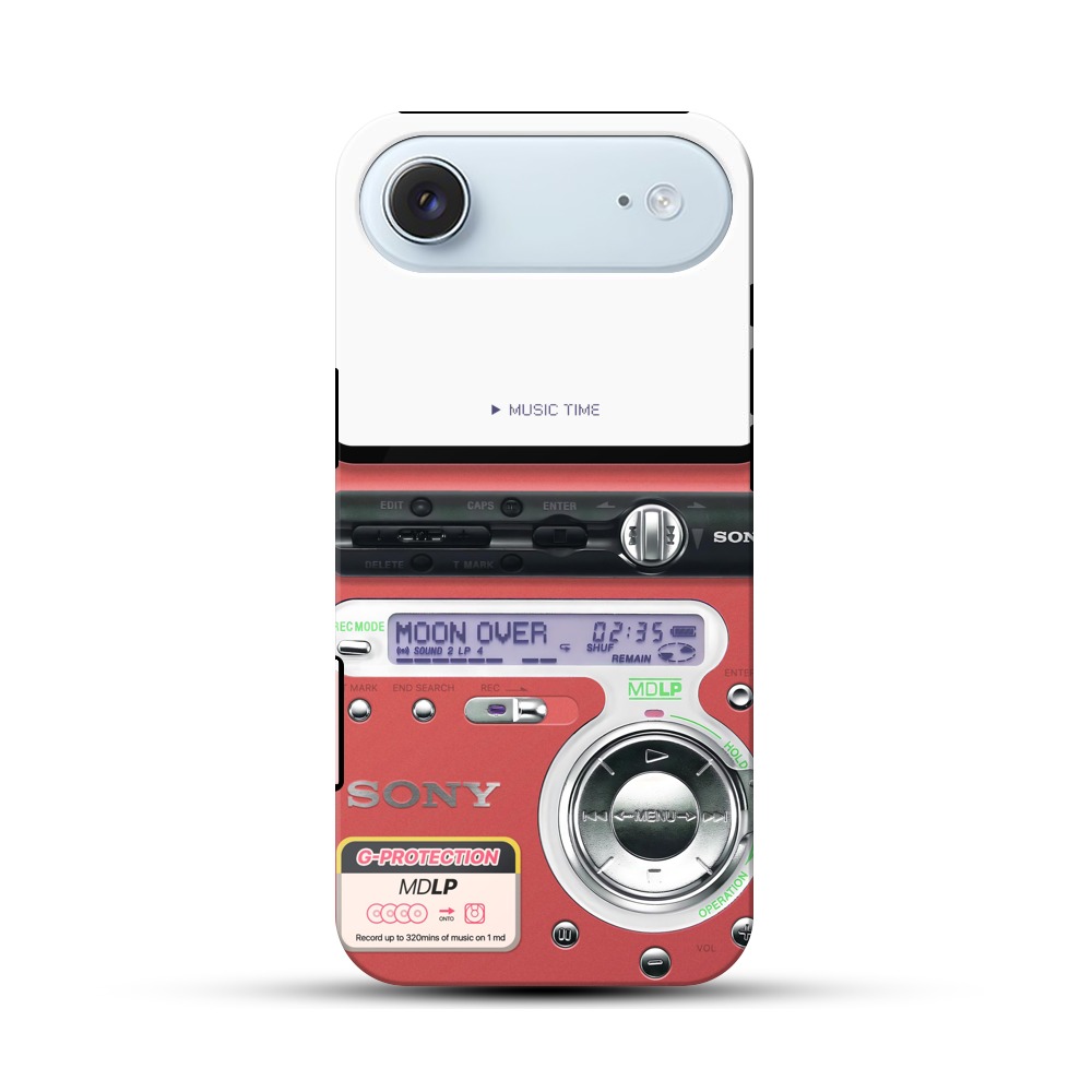 レトロ音楽プレーヤー iPhone Airオリジナル耐衝撃ケース