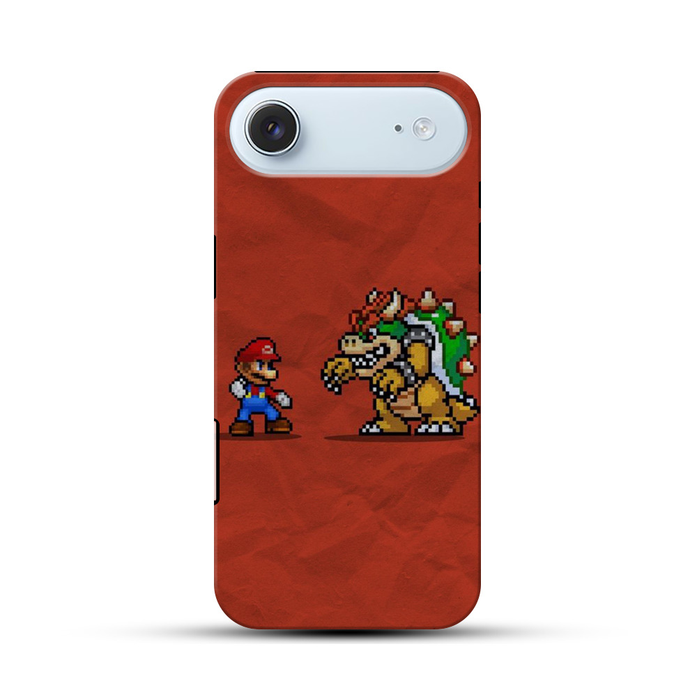 マリオとクッパの対決 iPhone Airオリジナル耐衝撃ケース