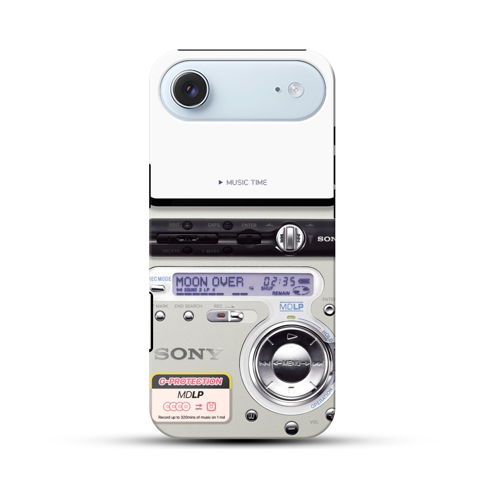 レトロなMDプレーヤー iPhone Airオリジナル耐衝撃ケース