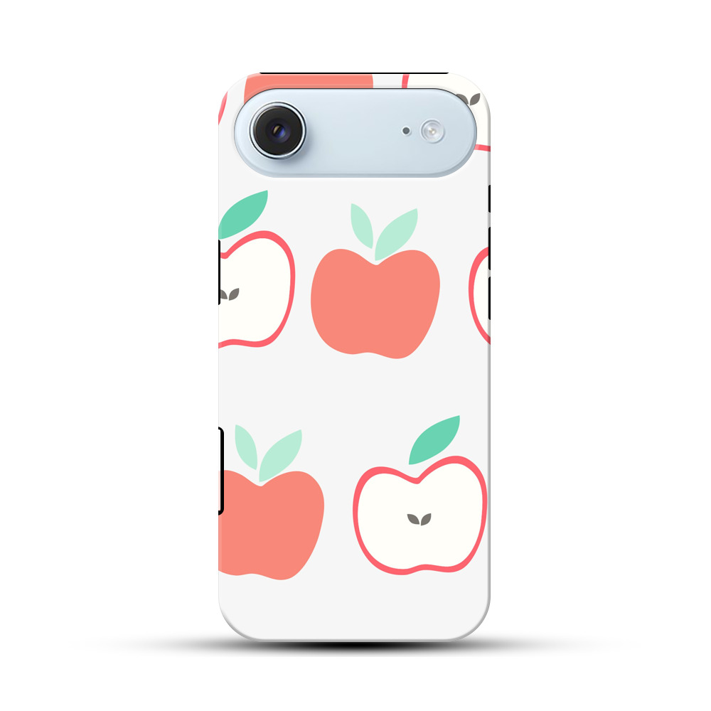 リンゴのパターン iPhone Airオリジナル耐衝撃ケース