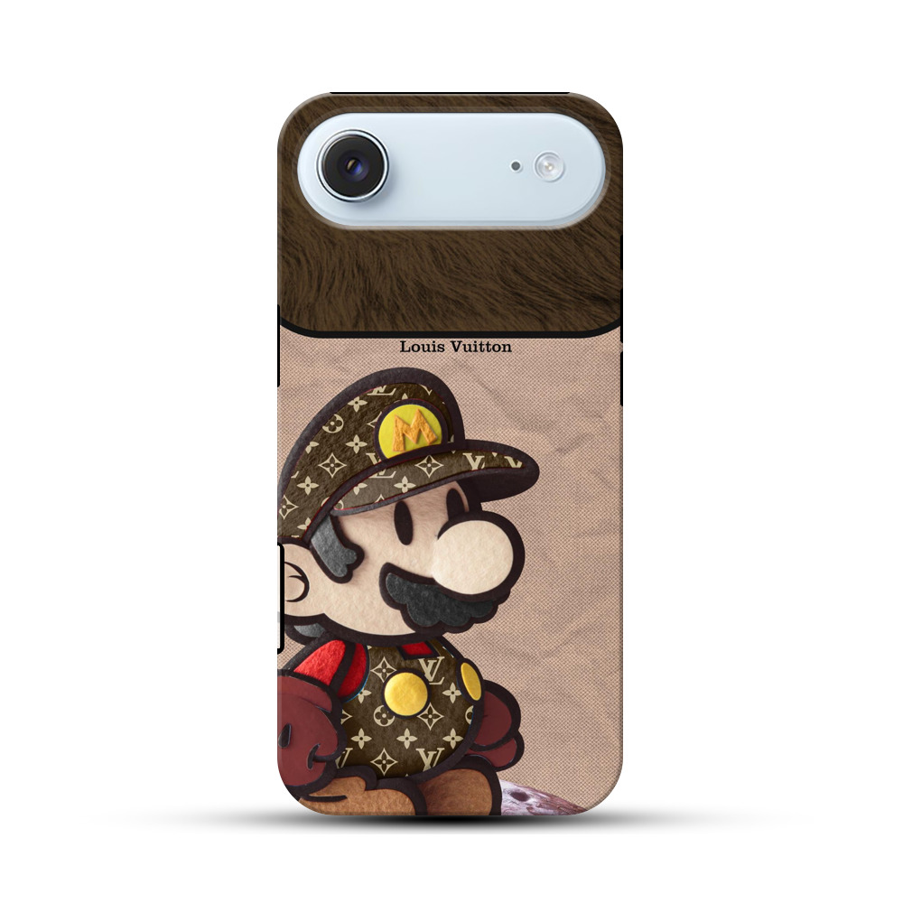 ルイヴィトン柄マリオ iPhone Airオリジナル耐衝撃ケース