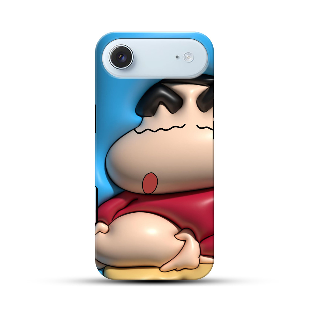 しんちゃんアップ顔 iPhone Airオリジナル耐衝撃ケース