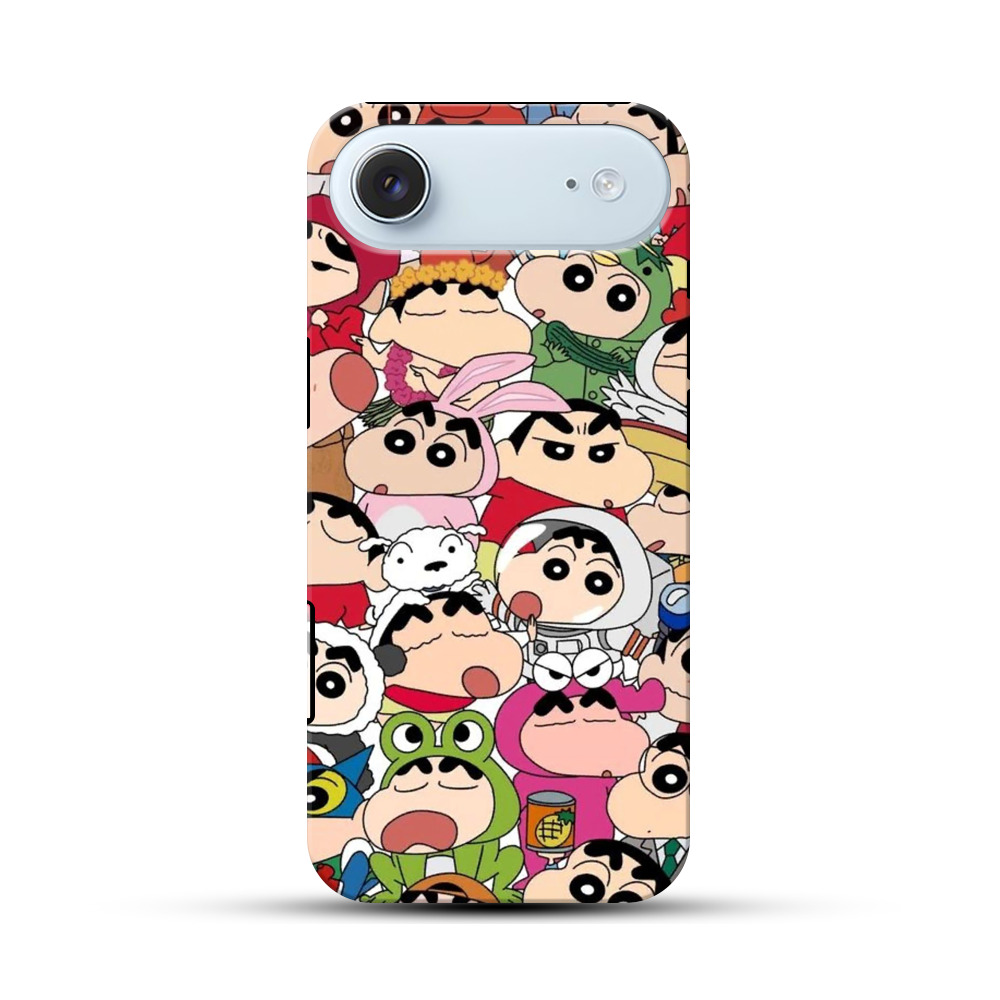 しんちゃんのキャラクターたち iPhone Airオリジナル耐衝撃ケース