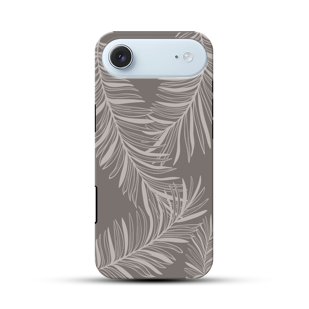 シンプルなシダの葉柄 iPhone Airオリジナル耐衝撃ケース