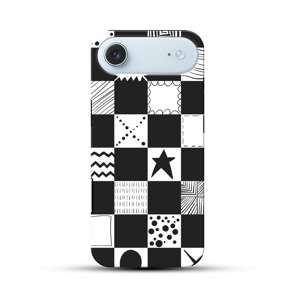 白黒パターンモザイク mixing-checkerboard 白黒パターンモザイク mixing-checkerboard