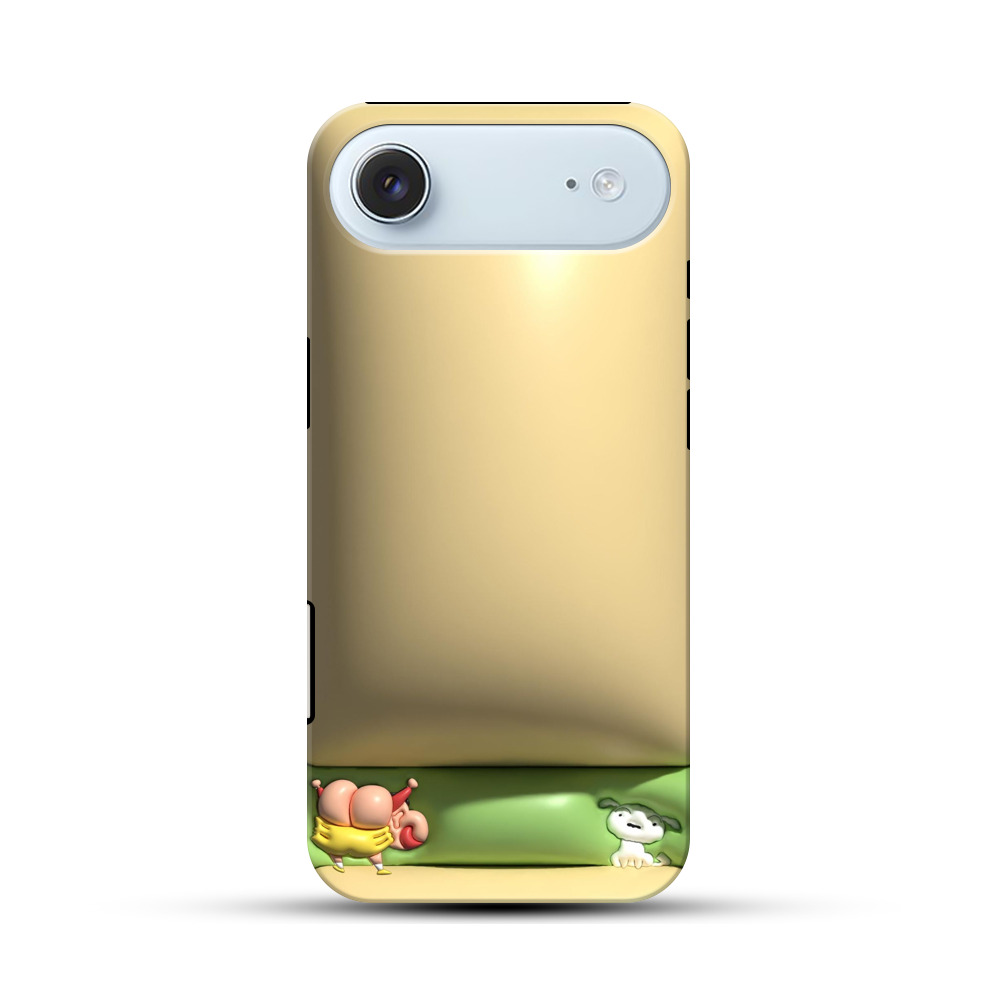 ベージュのグラデーション iPhone Airオリジナル耐衝撃ケース