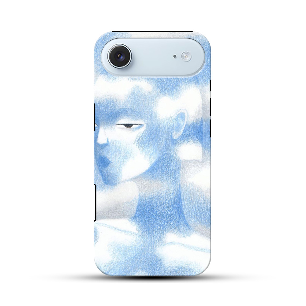 空と一体化する人のイラスト iPhone Airオリジナル耐衝撃ケース