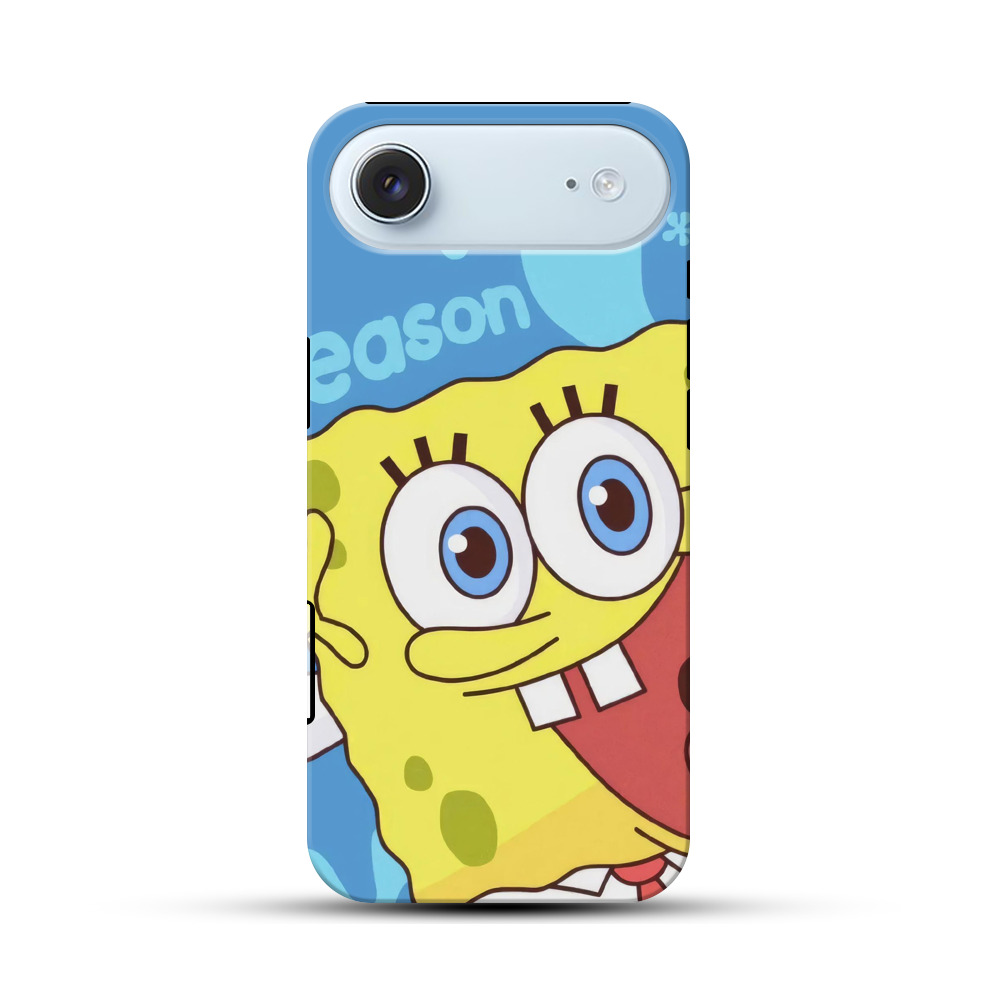 スポンジボブのアップ iPhone Airオリジナル耐衝撃ケース