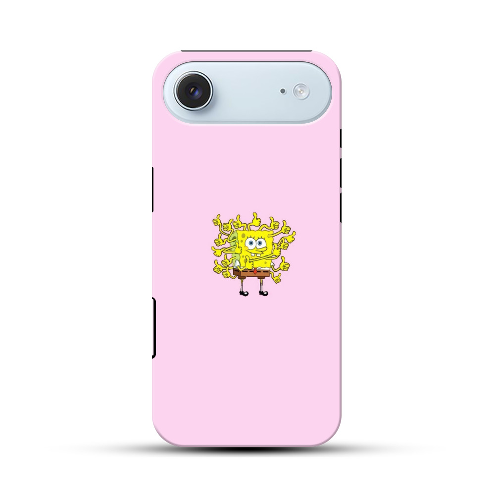 スポンジボブ親指多数 iPhone Airオリジナル耐衝撃ケース