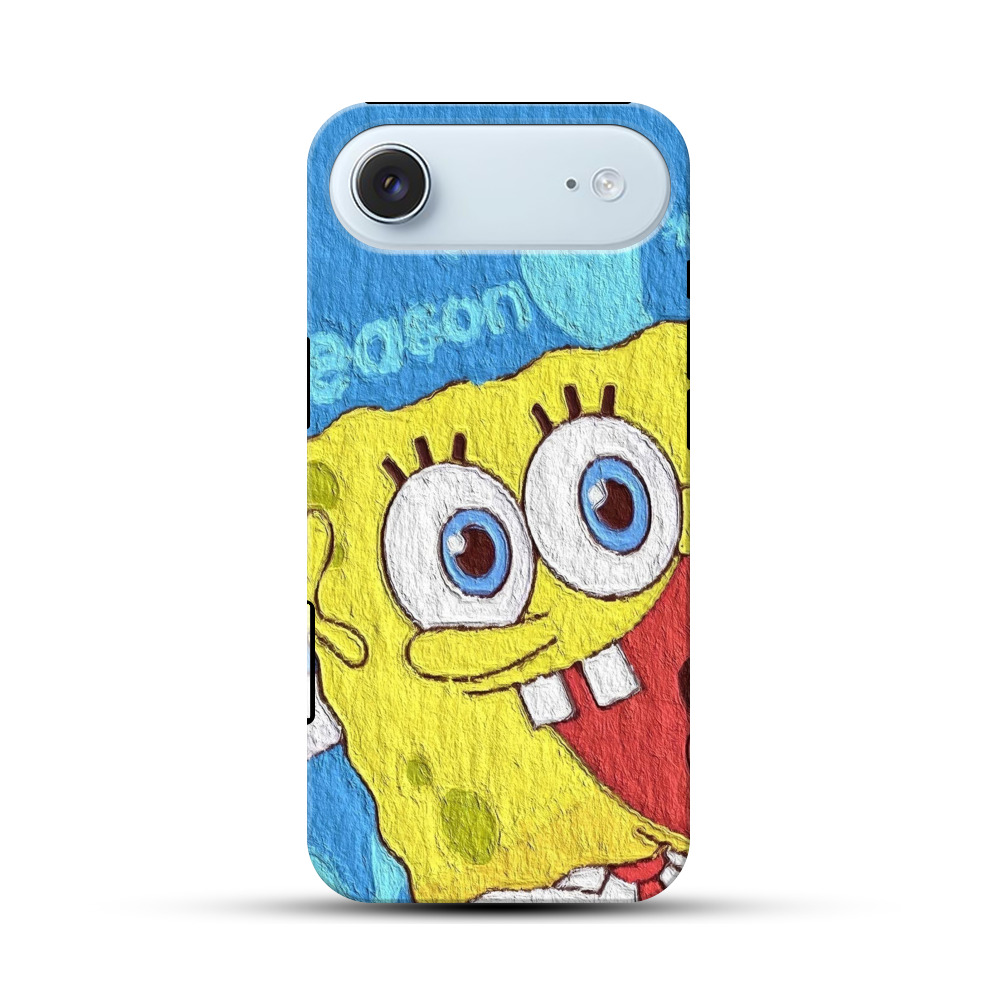 スポンジボブ覗き顔 iPhone Airオリジナル耐衝撃ケース