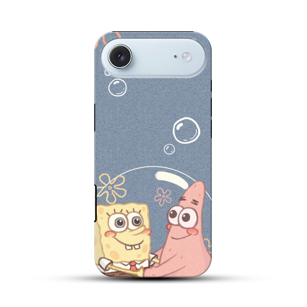 泡の中のスポンジボブ iPhone Airオリジナル耐衝撃ケース