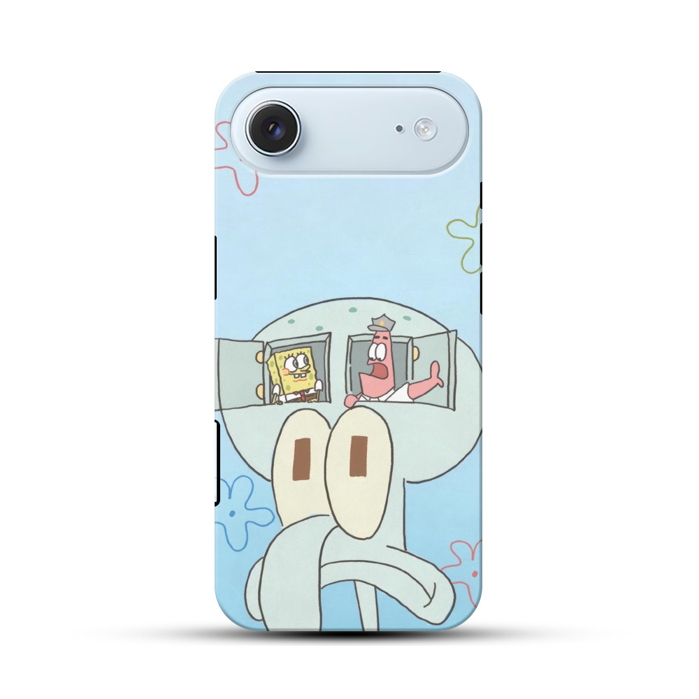 スポンジボブとパトリック iPhone Airオリジナル耐衝撃ケース