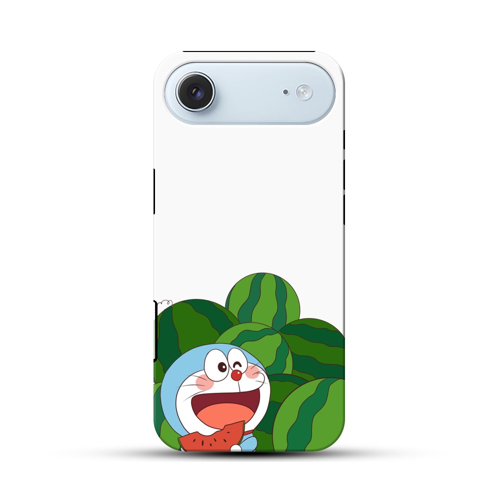 すいかと青いキャラ iPhone Airオリジナル耐衝撃ケース