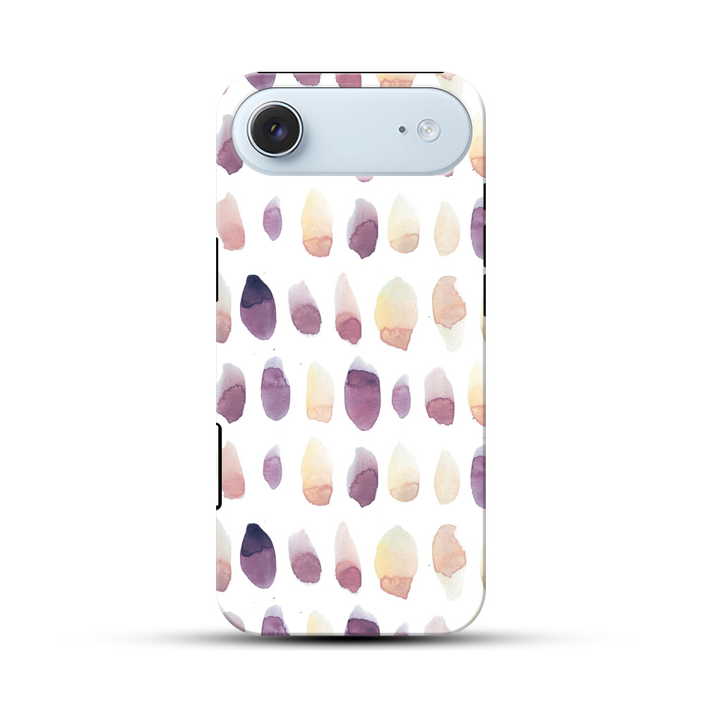 水彩のパターン iPhone Airオリジナル耐衝撃ケース