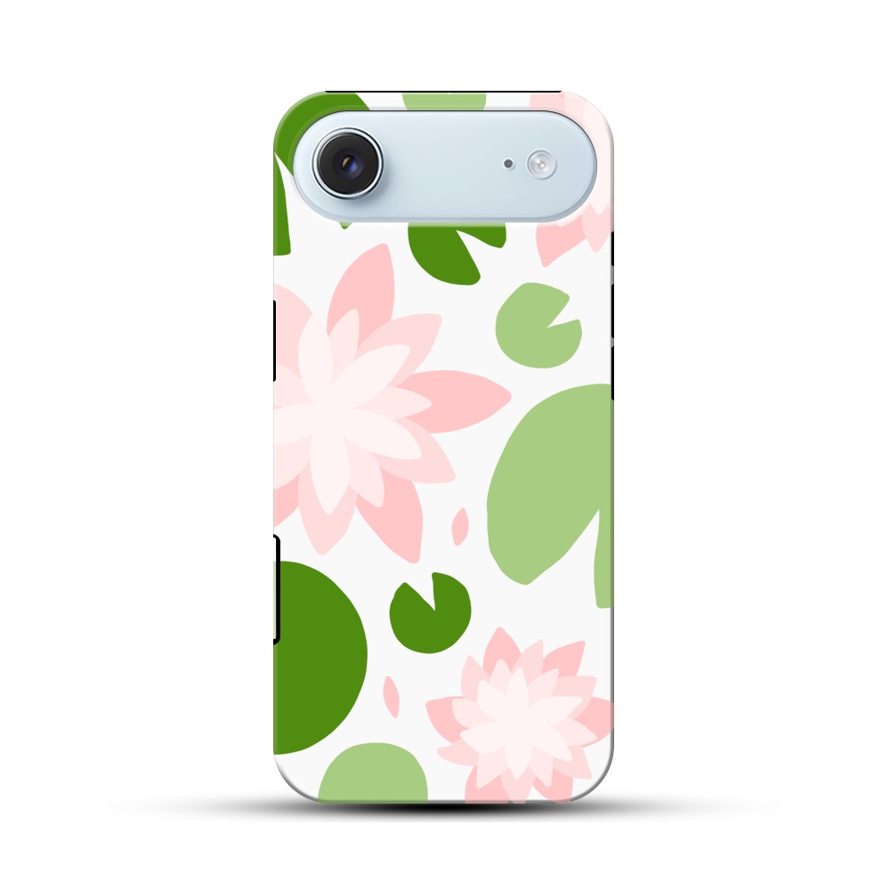 睡蓮の花と葉 iPhone Airオリジナル耐衝撃ケース
