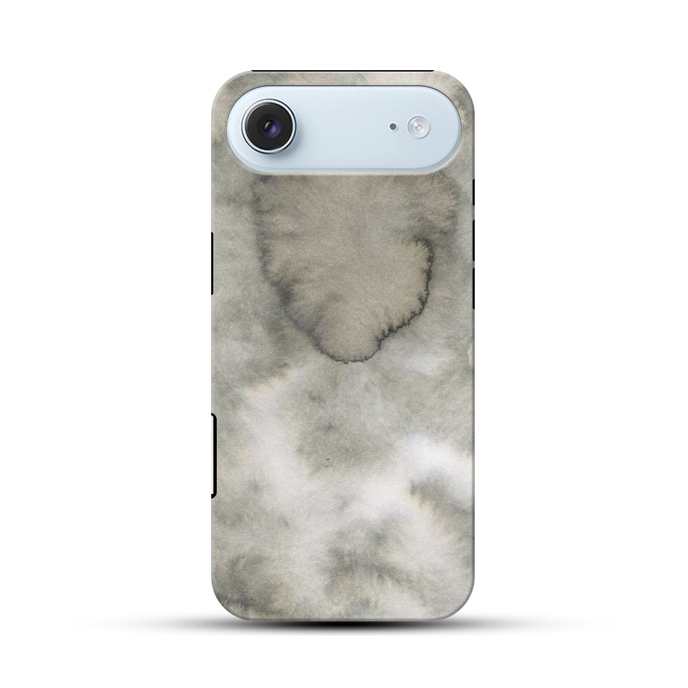 墨色の水彩抽象画 iPhone Airオリジナル耐衝撃ケース