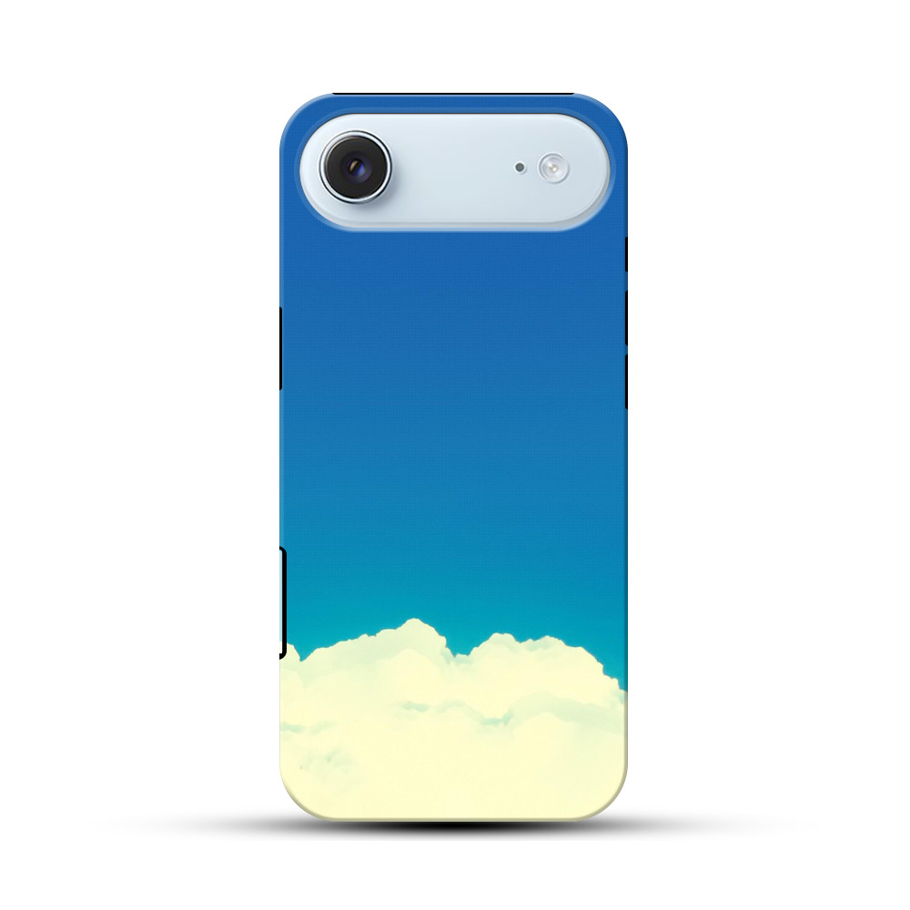 澄んだ青空と白雲 iPhone Airオリジナル耐衝撃ケース