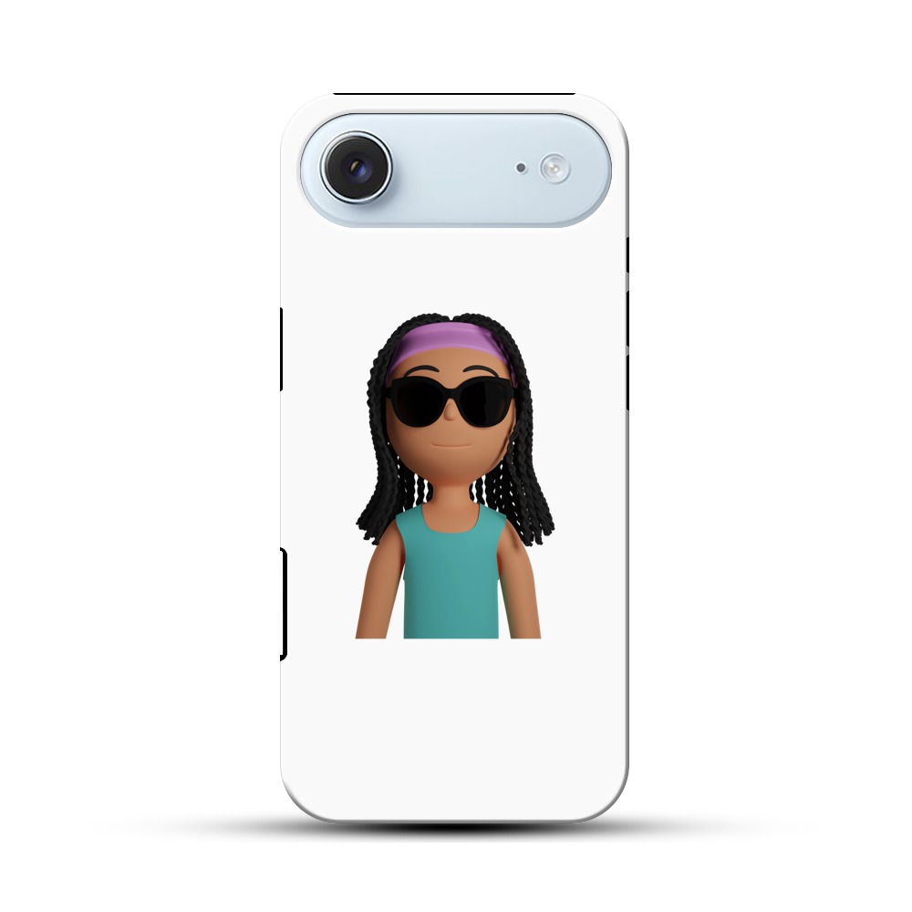 サングラスをかけたキャラクター iPhone Airオリジナル耐衝撃ケース