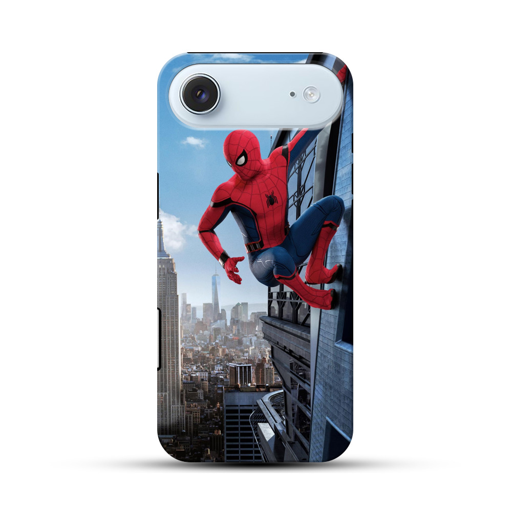 ビル壁のスパイダーマン iPhone Airオリジナル耐衝撃ケース