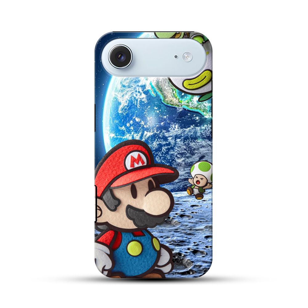 宇宙のマリオとキノピオ iPhone Airオリジナル耐衝撃ケース