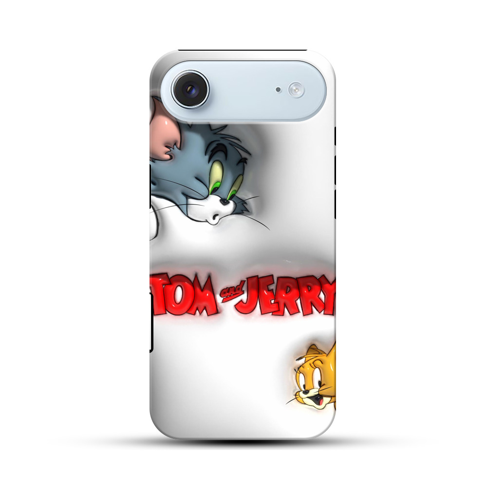 トムとジェリーのロゴ iPhone Airオリジナル耐衝撃ケース