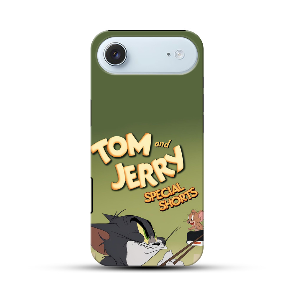 トムとジェリーのロゴ iPhone Airオリジナル耐衝撃ケース