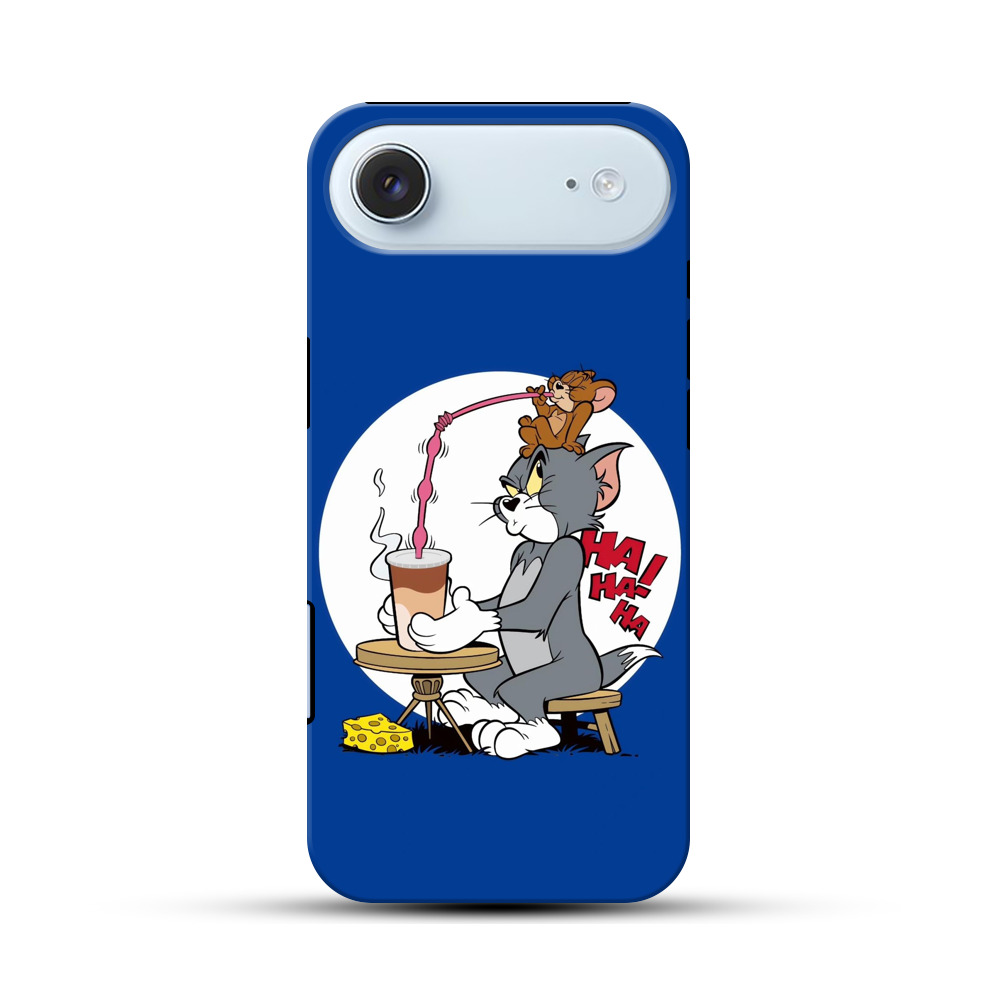 トムとジェリー飲み物 iPhone Airオリジナル耐衝撃ケース