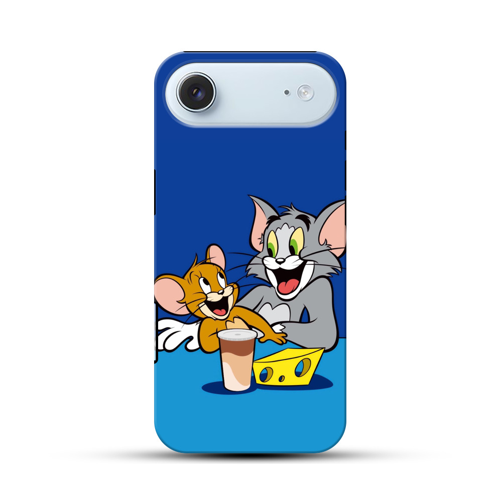 トムとジェリーの笑顔 iPhone Airオリジナル耐衝撃ケース