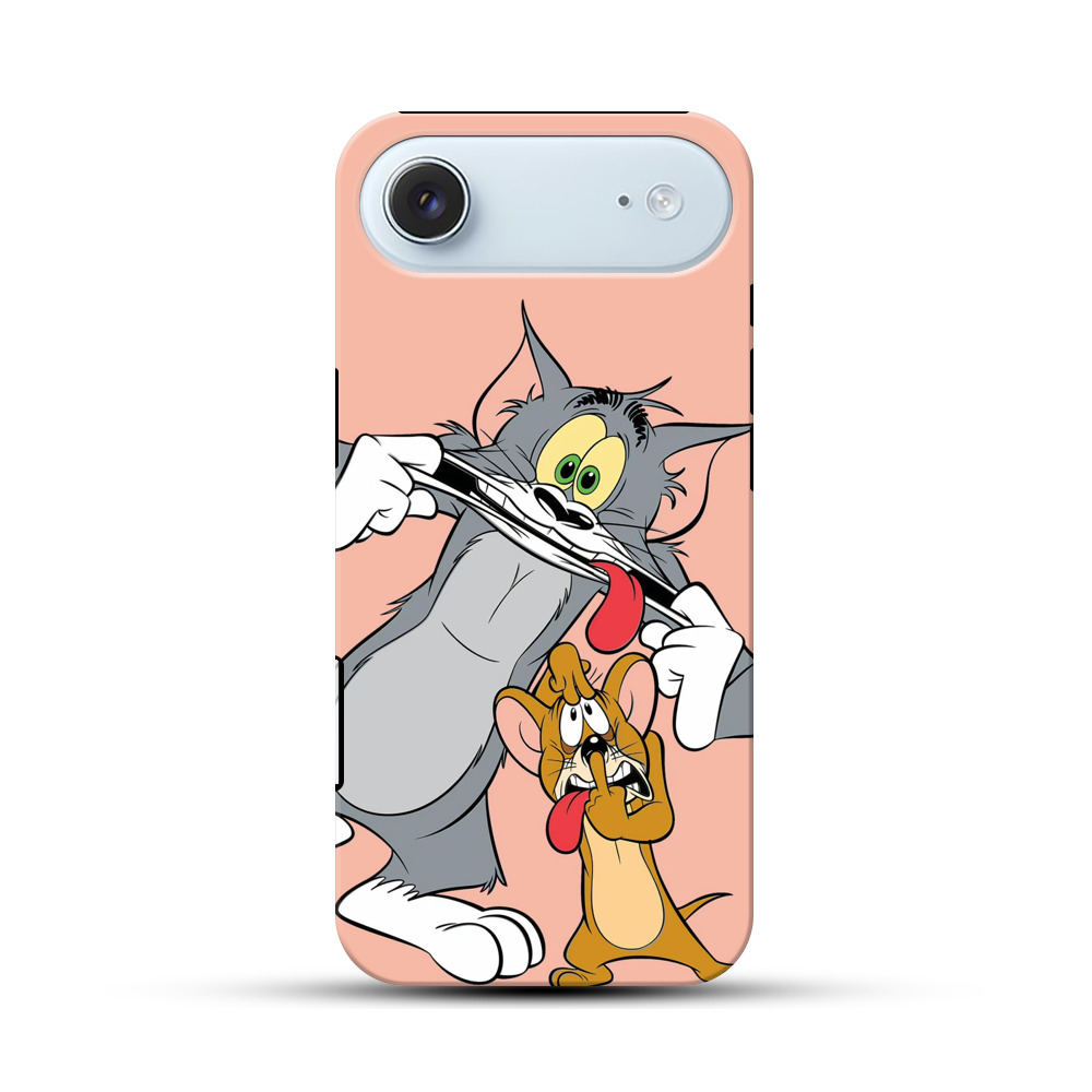 トムジェリーユーモア iPhone Airオリジナル耐衝撃ケース