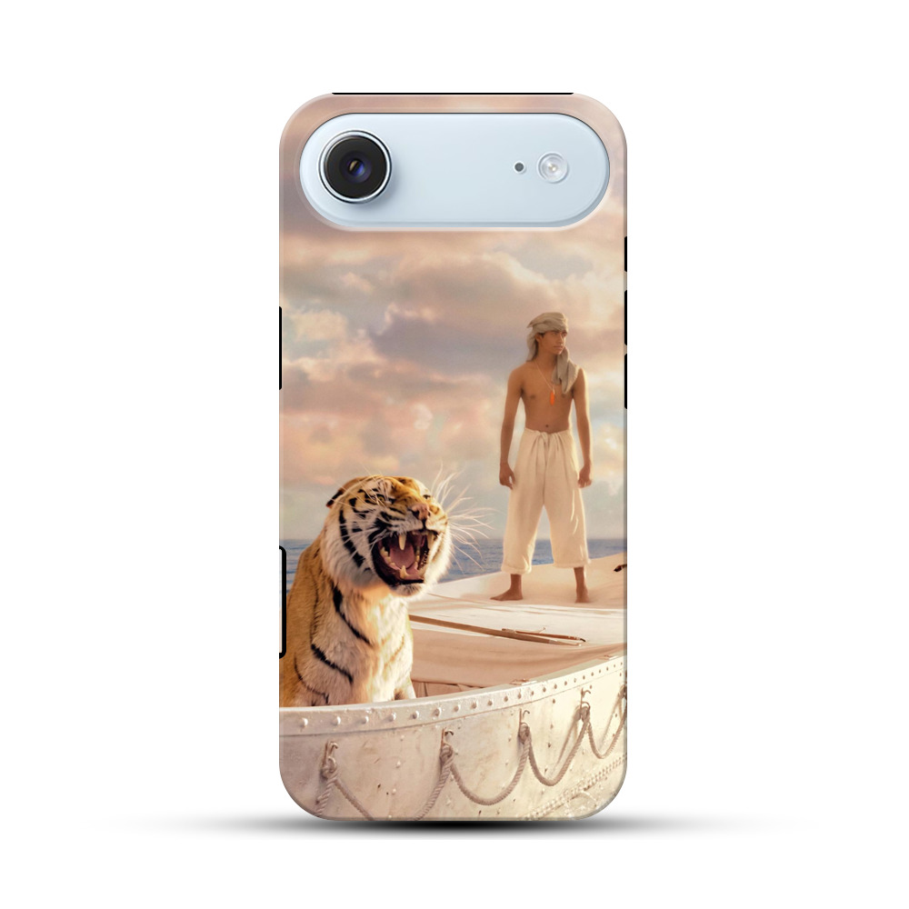 虎と少年の海辺 iPhone Airオリジナル耐衝撃ケース