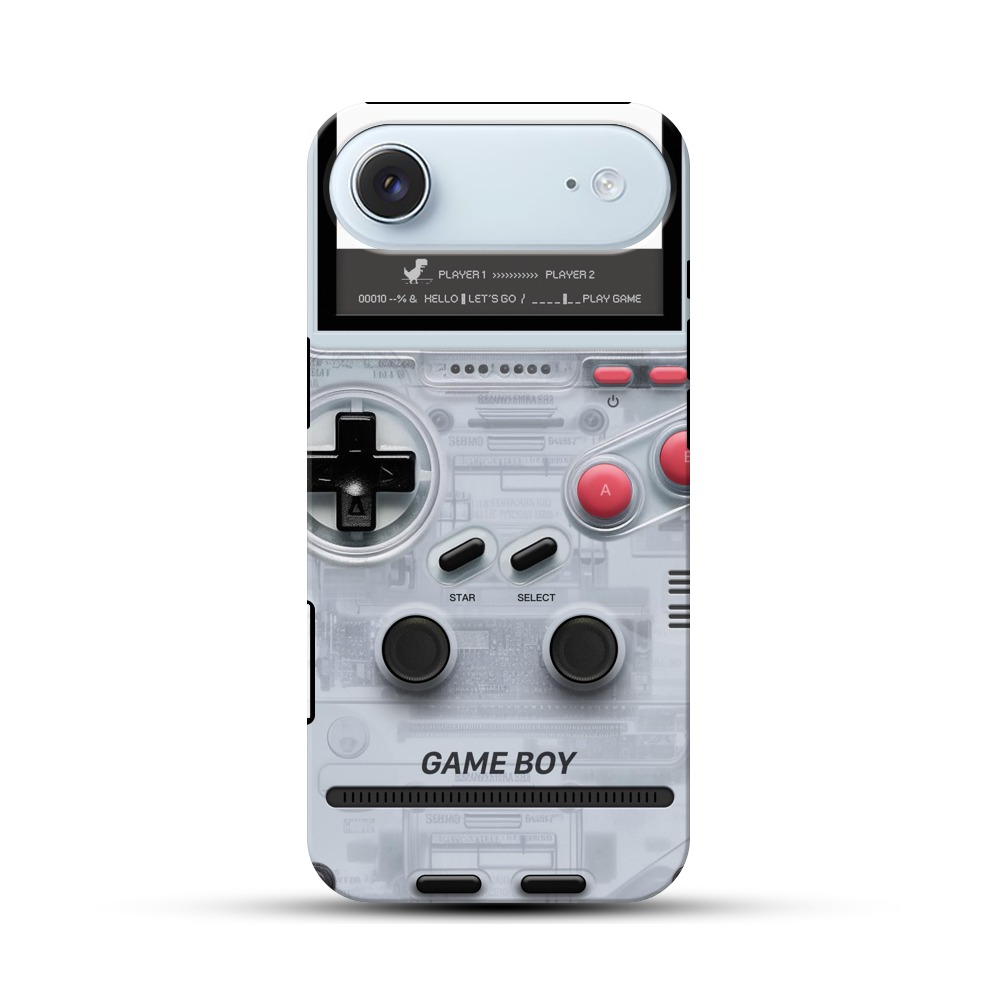 透明レトロゲームコントローラー iPhone Airオリジナル耐衝撃ケース