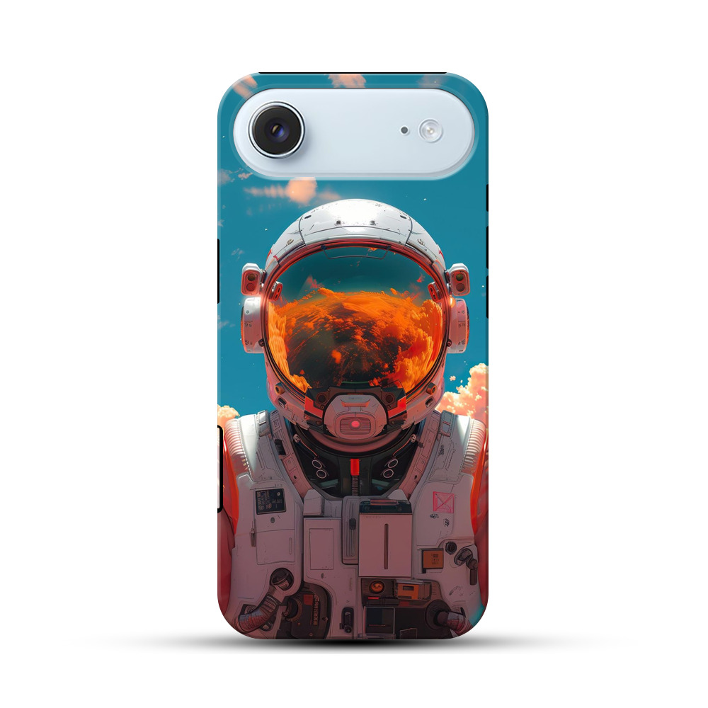 夕焼けの宇宙飛行士 iPhone Airオリジナル耐衝撃ケース