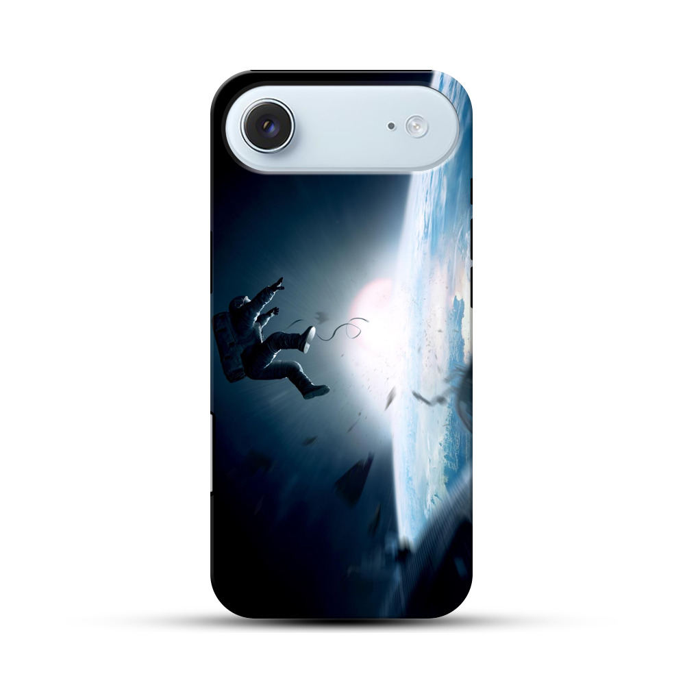 宇宙遊泳中の宇宙飛行士 iPhone Airオリジナル耐衝撃ケース