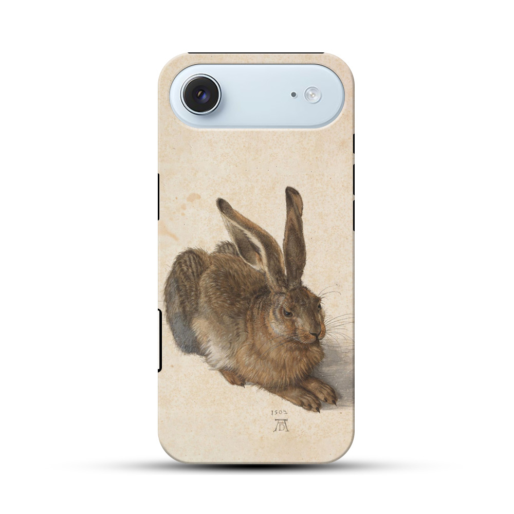 リアルなウサギの描写 iPhone Airオリジナル耐衝撃ケース