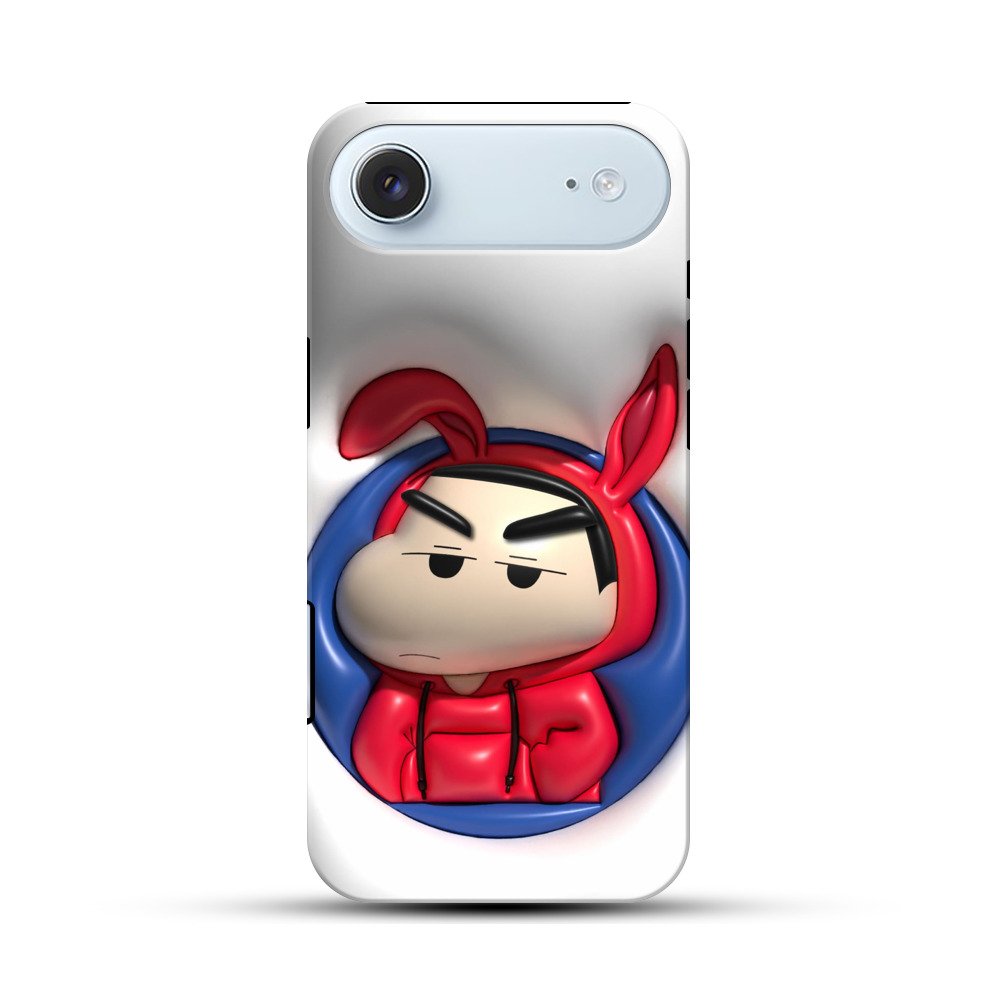 うさぎ耳フードのキャラ iPhone Airオリジナル耐衝撃ケース