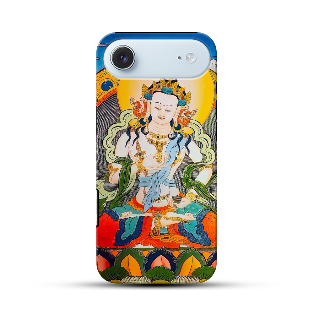 ホワイトタラ曼荼羅 iPhone Airオリジナル耐衝撃ケース