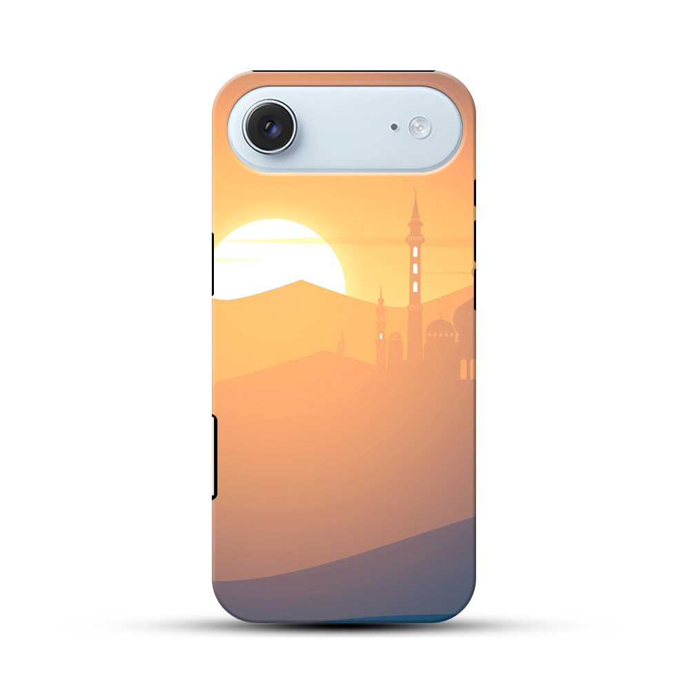夕日とモスクの風景 iPhone Airオリジナル耐衝撃ケース