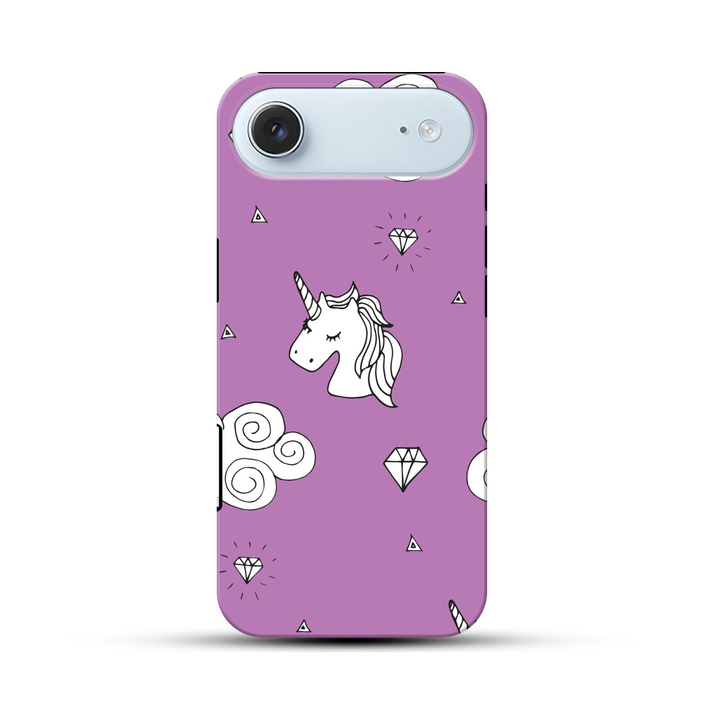 ユニコーンのデザイン iPhone Airオリジナル耐衝撃ケース