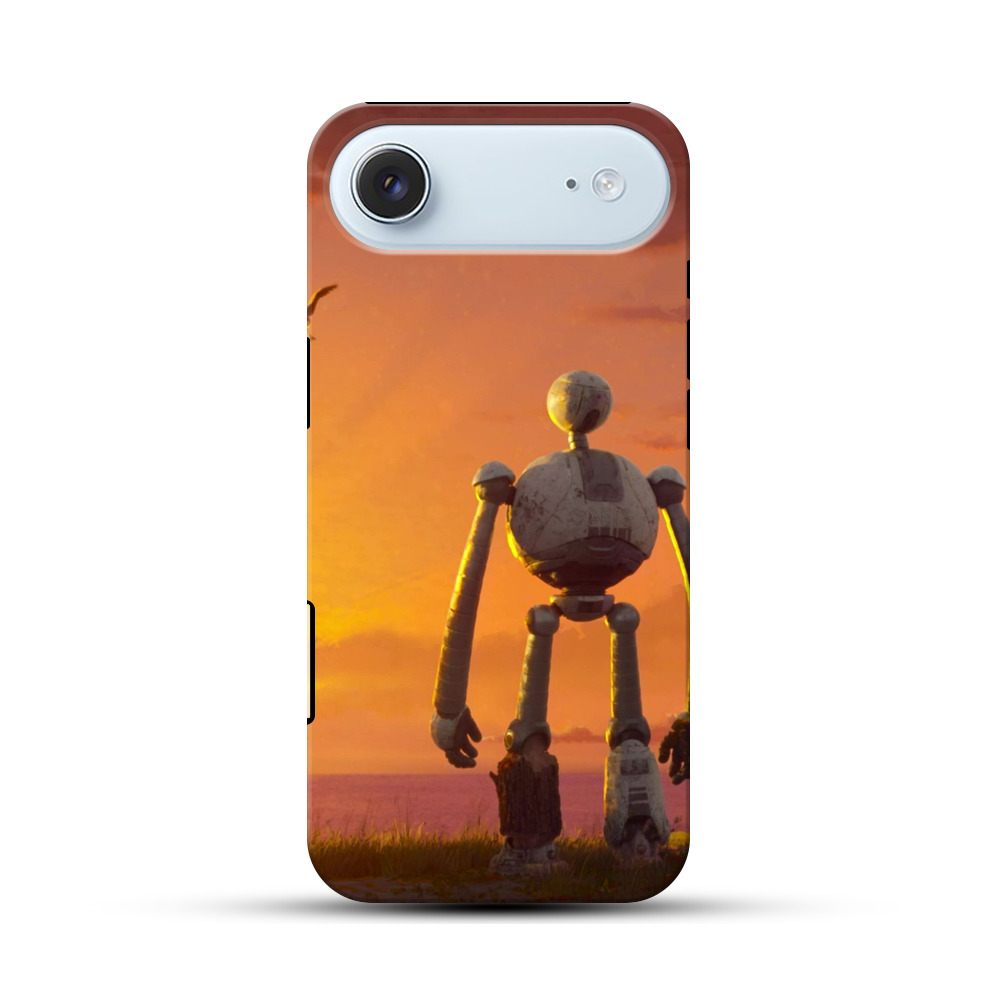 夕焼けのロボット iPhone Airオリジナル耐衝撃ケース