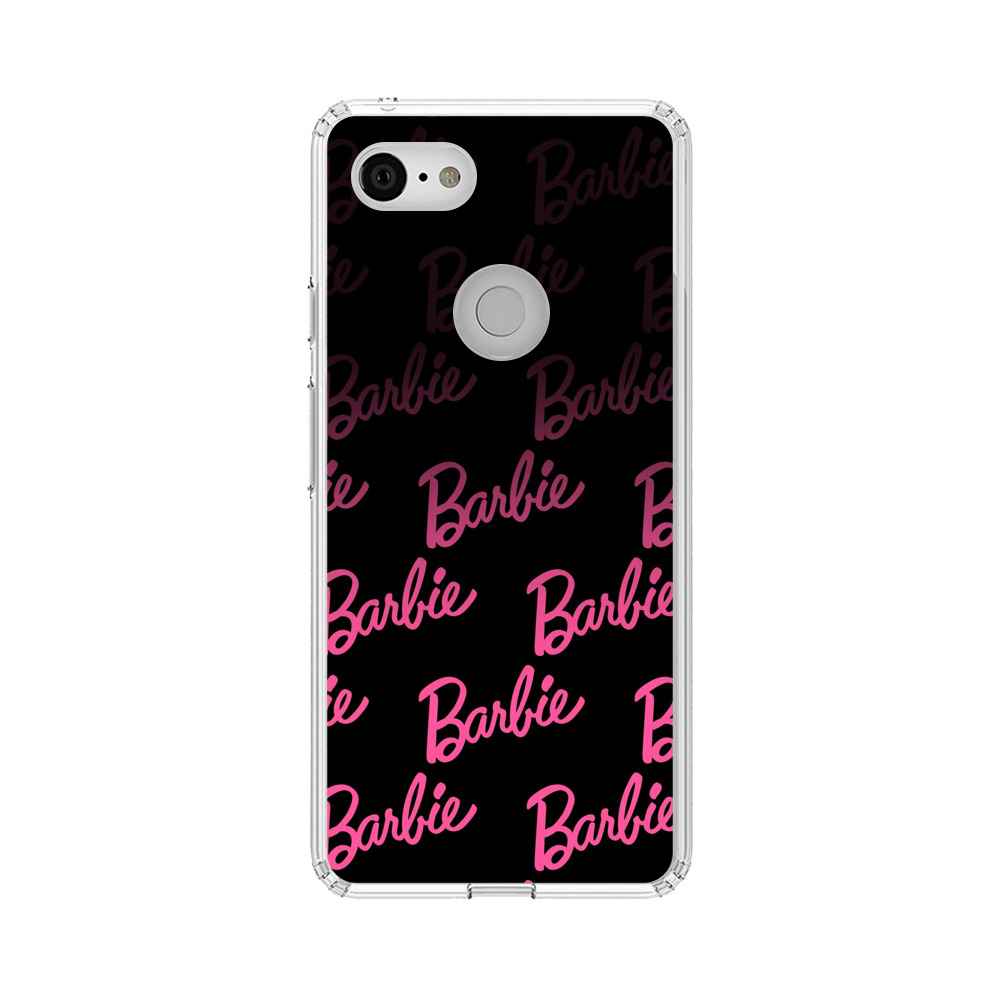 バービーロゴデザイン Google Pixel 3オリジナルケース