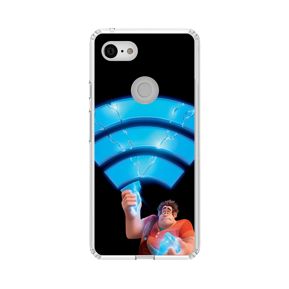 割れたWiFiアイコン Google Pixel 3オリジナルケース