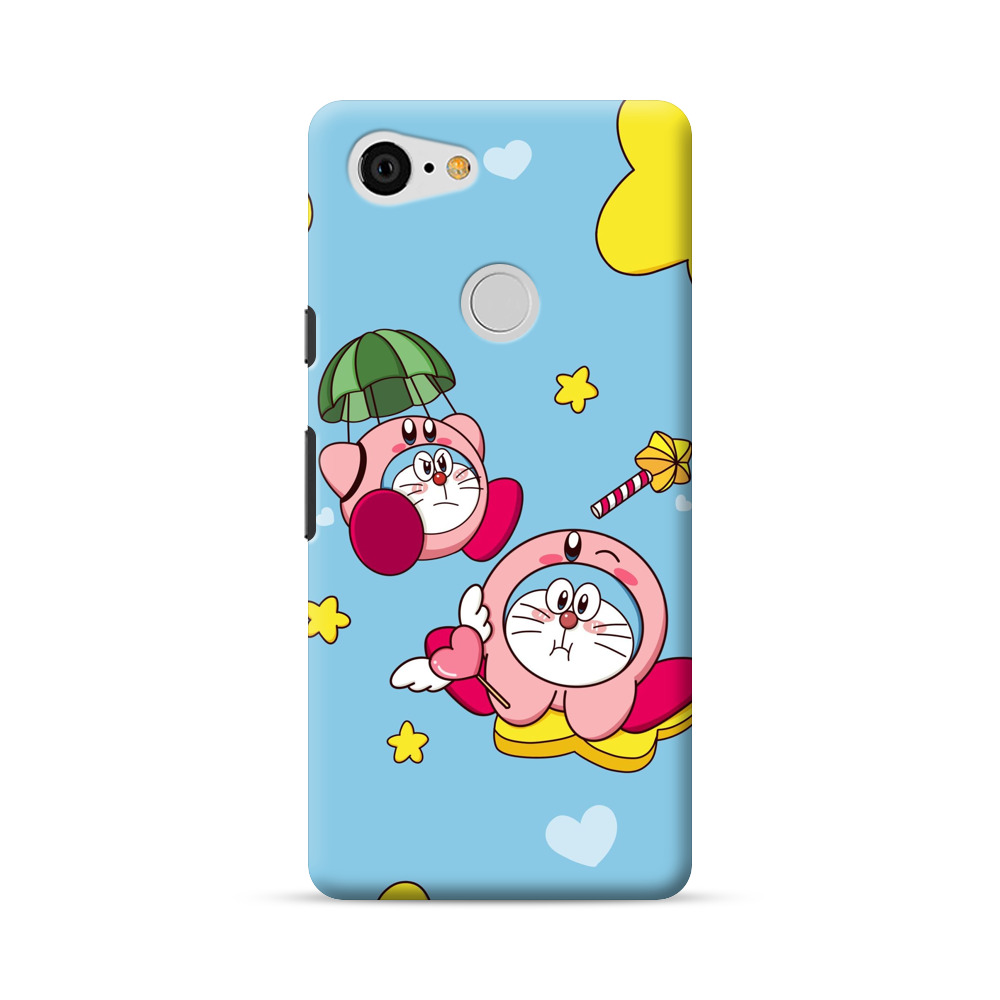 かわいい空飛ぶキャラ Google Pixel 3オリジナルハードケース