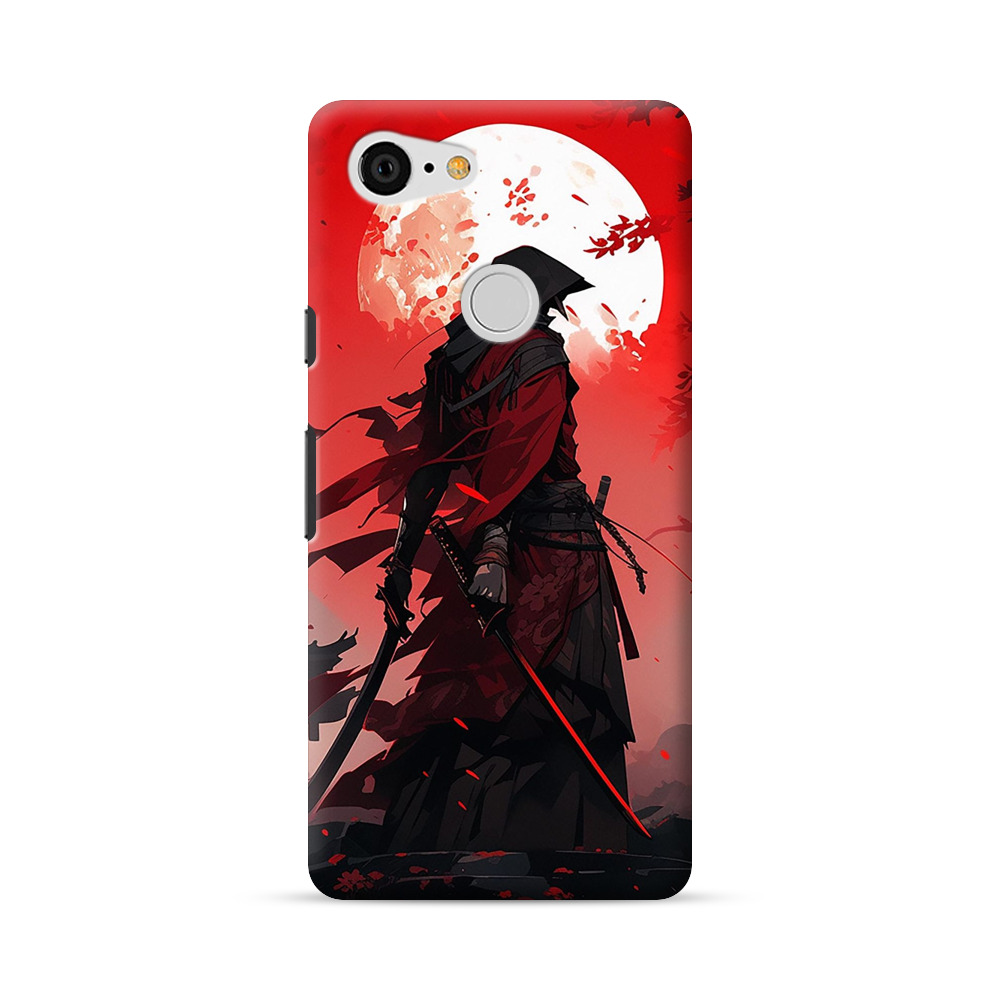 赤月の忍者 Google Pixel 3オリジナルハードケース